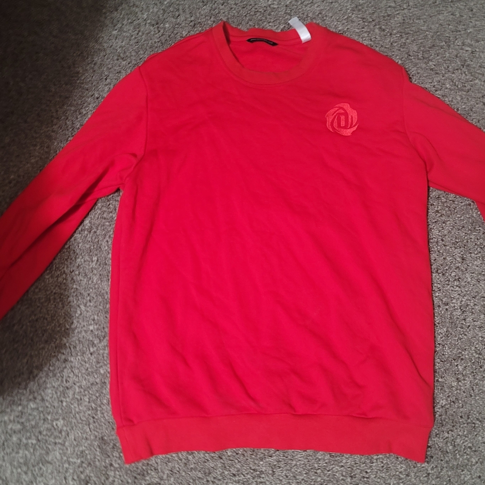 Adidas D Rose Red Crewneck Men's Sweater